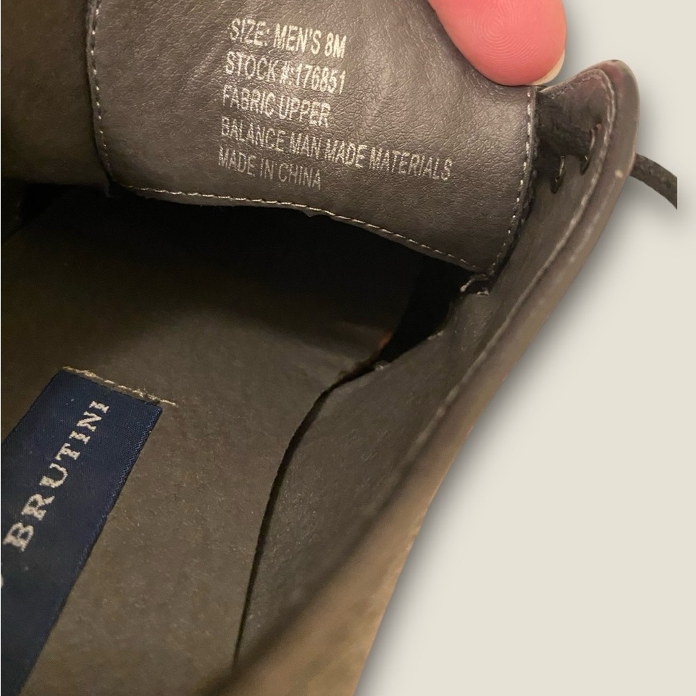 Giorgio Brutini Men's Valet GREY/Black Loafer Shoes Sz 8 OXFORD - Picture 10 of 10